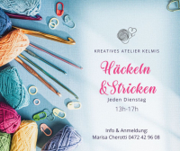 Atelier Häkeln und Stricken ab 14 Jahren
